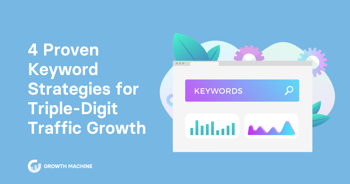 Keyword strategies: Graphic of a keyword research tool